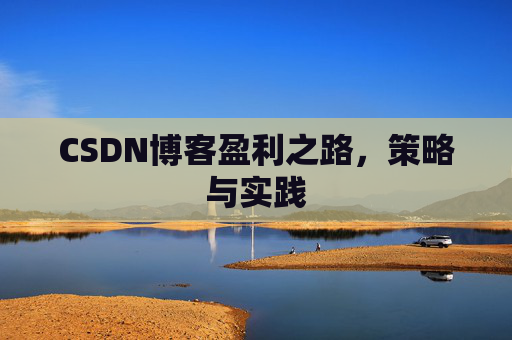 CSDN博客盈利之路，策略与实践